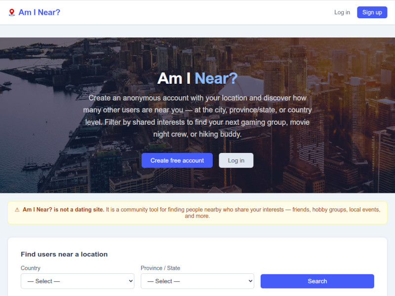 Aminear.com screenshot